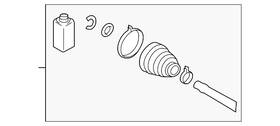 3717a049 Mitsubishi Genuine Boot Kit