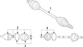 3817a157 Mitsubishi Genuine Outer Boot
