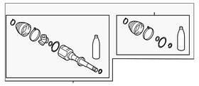 39218w240p Mitsubishi Genuine Inner Joint