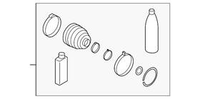 39293w070p Mitsubishi Genuine Outer Boot