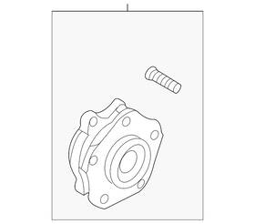 Ax000793 Mitsubishi Genuine Axle Nut