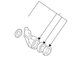 Mr553192 Mitsubishi Genuine Cv Axle Shaft Carrier Bearing