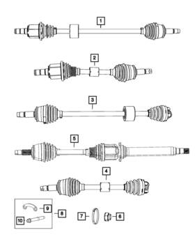68139370aa Mopar Genuine Boot Clamp