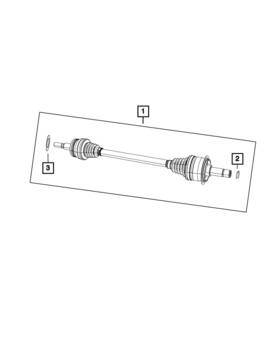 68269561aa Mopar Genuine Halfshaft Washer