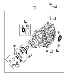 68531108aa Mopar Genuine Differential Seal Kit