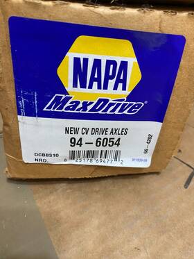 66-4202 Napa 825178694772 94-6054 New Cv Drive Axle