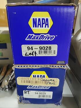 94-9029 Napa 94-9028 Front Right And Left Cv Axle Assembly Fits 97-05 Jimmy Sonoma S10 8