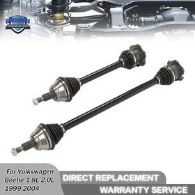 Netuera 752640 Front Driver And Passenger Side Cv Axle Assembly For Volkswagen Beetle 1998-2006