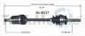 Ni-8037 Surtrack Cv Axle Shaft Front Left Fits Nissan 844084070371
