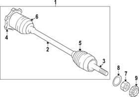 39241-eg00j Nissan Genuine Outer Boot