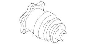 39741-7s026 Nissan Genuine Inner Boot