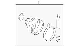 Nissan C974a-en02h Genuine Inner Boot