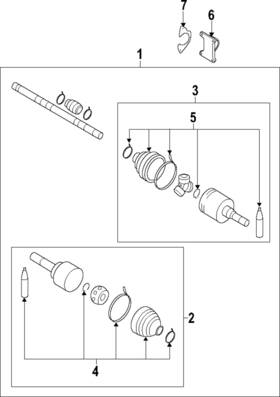 C9bda-4gb0h Nissan Genuine Outer Boot