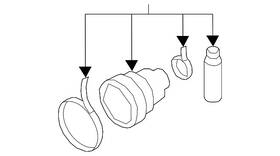 C9gda-2u60h Nissan Genuine Inner Boot