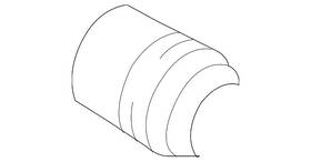C9gda-ea027 Nissan Genuine Inner Boot