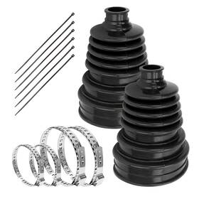 Nytkl-4877cj Nytkl 2 Pcs Cv Joint Boot Kit Front Axle Silicone Cover With Clamps