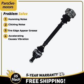 Annfz20260214-49 Partsset-motors Rear Right Cv Axle Assembly Fits Bmw 550i 4.8l 2006 2007 750li