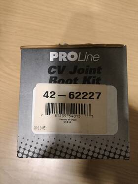 42-62227 Pep Boys Pb/proline 4262227 - Cv Joint Boot Kit Inner