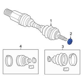6506263aa Plymouth Oe For Breeze 2000 Front Cv Joint Nut