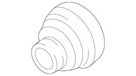 95b-501-151 Porsche Genuine Inner Boot