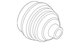 971-407-283 Porsche Genuine Inner Boot