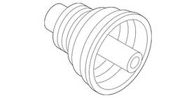 971-407-285 Porsche Genuine Outer Boot 971-407-285 Porsche Genuine Outer Boot