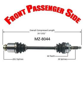 162748 Premium Cv Shaft Axle Brand Complete Front Shafts Fits For Hyundai Santa Fe 3.3l V6 2013-2018 162748 Premium Cv Shaft Axle Brand Complete Front Shafts Fits For Hyundai Santa Fe 3.3l V6 2013-2018