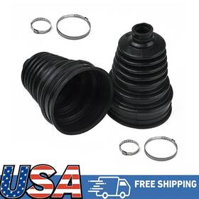 Qianghan 831343440778 Universal Cv Joint Boot Kit - Constant Velocity Drive Shaft Dust Cover 2 Pcs