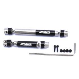 Ag240305bl Rcawd 45-60mm 65-78mm Center Driveshafts For Cr18p Rock Van Trail Black