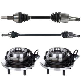 Sinwonparts Si848037n01 Front Cv Axle Shaft Wheel Hub Bearing For Dodge Grand Caravan 2008-2010 3.8l