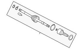 28391aj011 Subaru Genuine Outer Joint Assembly