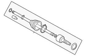 28391fg003 Subaru Genuine Outer Joint Assembly