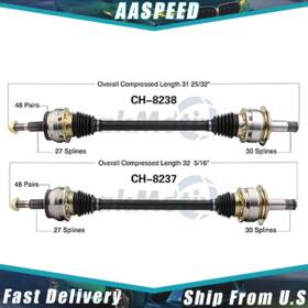 Asdtys20220413c127-cp Surtrack Cv Joint Axle Shaft Assembly Rear For Dodge Magnum 2008 2007 2006 Trakmotive