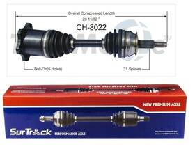Ch-8022 Surtrack For Dodge Dakota Durango 4wd 97-99 Front Left/right Axle Shaft