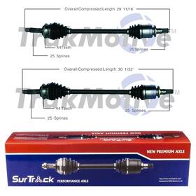 Fqvm-48680-30-3989190 Surtrack Pair Set Of 2 Rear Cv Axle Shafts For Subaru Legacy Outback Awd
