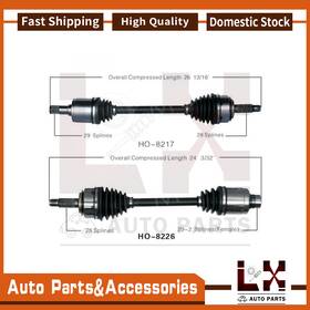 Ho8217 Surtrack For Acura Tl 07-08 Front Wheel Drive Pair Of Cv Axle Shaft Set