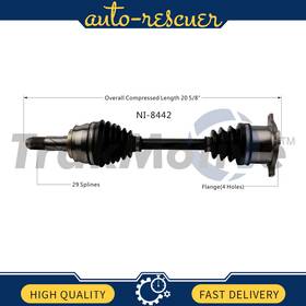 Surtrack Ltc20250815-185 Rear Passenger Right Cv Axle Shaft Ni-8442 For Nissan 300zx 84-89 Turbo