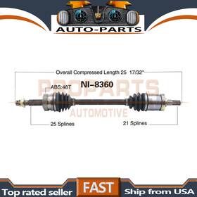 Szqy-dda20250829a1840 Surtrack Front Or Rear Cv Axle Shaft For Juke 2011-2016 Awd High Quality