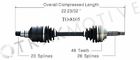 To-8105 To8105 Surtrack Front Left Cv Axle Shaft