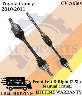 Tn18168 Top Notch New Oe Front Cv Axles For 2010-2011 Toyota Camry 2.5l Manual Trans. Lifetime Wa