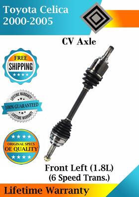 Top Notch Tn18245 Front Left Cv Axle For 2000-2005 Toyota Celica 6 Speed Trans. Lifetime Warranty