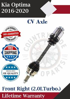Tn60188 Top Notch Oe Front Right Cv Axle For 2016-2020 Kia Optima 2.0l Turbo. Lifetime Warranty