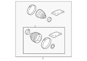 04427-08230 Toyota Genuine Cv Joint Boot Kit
