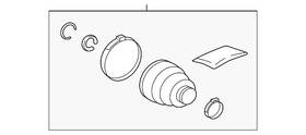 04427-0r104 Toyota Genuine Boot Kit