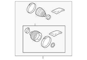 04427-0r150 Toyota Genuine Cv Joint Boot Kit