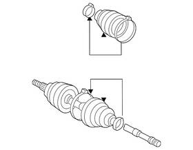 04438-0e040 Toyota Genuine Boot Kit