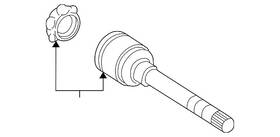 43040-06040 Toyota Genuine Inner Joint Qty 1