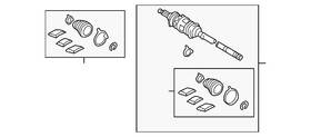 43470-09a04 Toyota Genuine Shaft And Joint