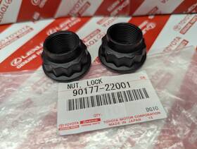 90177-22001 Toyota 2 Axle Shaft Lock Nuts - Lexus Scion Genuine