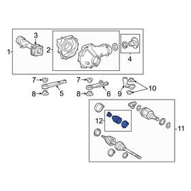 0442804010 Toyota Oe 442804010 For Tacoma 2005-2023 Front Outer Cv Joint Boot Kit